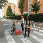 Via Toscanini di nuovo bloccata dalla protesta