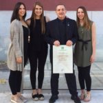 Il Maestro Maurizio Amato premiato dal UNVS per i 41 anni di carriera nel karate