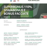 Aprilia: venerdì il secondo webinar sul Superbonus 110%, Sismabonus e bonus facciate.