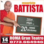 Battista al Gran Teatro di Roma