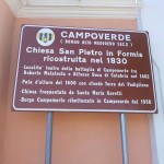 Cartello turistico per la Chiesa di Campoverde