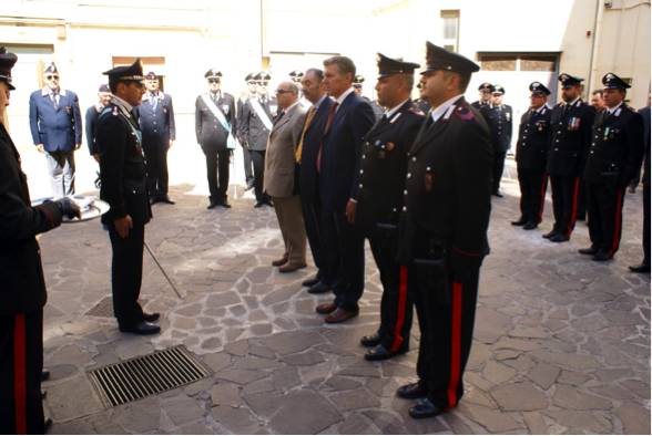 Alcuni dei militari premiati nel corso della cerimonia