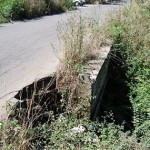 Cede il manto stradale di Via del Giglio.