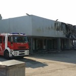 Principio di incendio questa mattina alla ditta Denoni