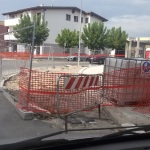 Cantieri fantasma in via Aldo Moro