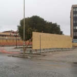 Apertura del cantiere in Piazza dei Bersaglieri