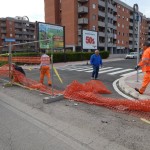 Aperto lo sbocco stradale in via Amburgo