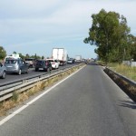 Pontina, traffico in tilt in direzione Roma