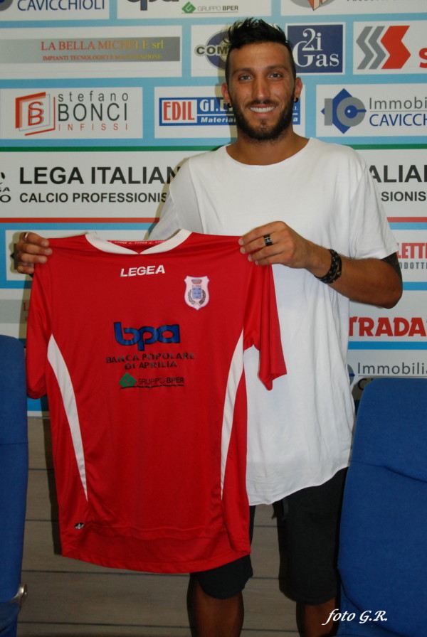 Antonio Di Emma con la maglia dell'Aprilia