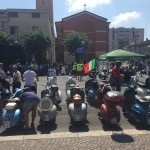 Piazza Roma, tra motori, vespe e colori