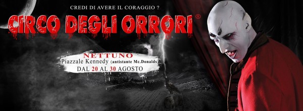 Foto pagina facebook del Circo degli Orrori