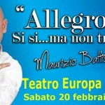 Al Teatro Europa arriva la comicità di Maurizio Battista