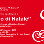 Si rinnova l’appuntamento con il Concerto di Natale della “Gramsci”