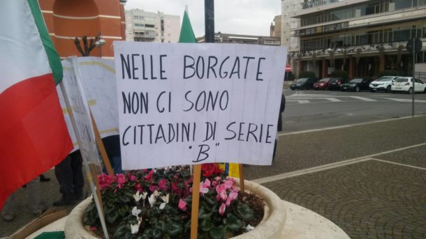 borgate protesta