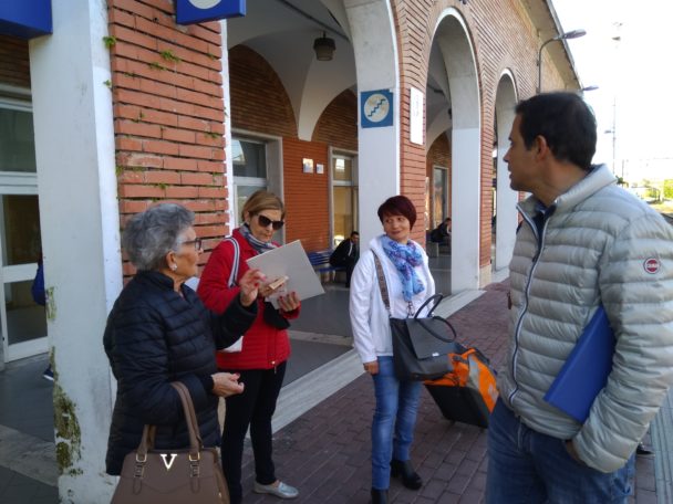 Domenico Vulcano incontra i pendolari