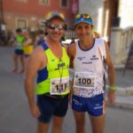 Caino Martinelli dell’ASD Runforever Aprilia alle gare di Val d’Orcia.