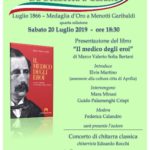 “Il medico degli Eroi”: presentazione del libro presso la tenuta Ravizza Garibaldi.