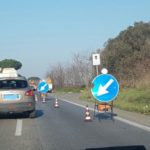 Rallentamenti tra via Apriliana e via Fossignano in direzione Aprilia.