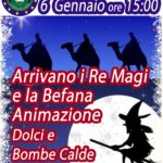 I Re Magi e la Befana presso il Comitato di Quartiere Campo di Carne.