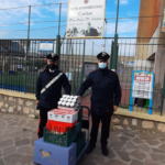 Formia: i carabinieri locali donano alimenti alla caritas.