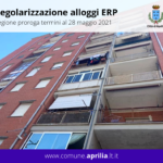 Regolarizzazione assegnazione alloggi di ERP. Termini prorogati al 28 maggio 2021