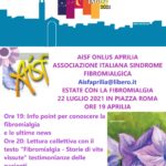 Estate con la Fibromialgia: domani alle 19 appuntamento in Piazza Roma.