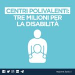 Sociale: tre mln per avvio centri polivalenti a favore di persone con disabilità.