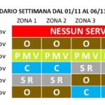 Aprilia: calendario raccolta porta a porta da 1 a 6 novembre 2021.