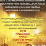 ApriliaLibera: sit-in per le condizioni di malessere dei cittadini di Sacida-Campoverde.