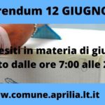 Referendum 12 giugno 2022.