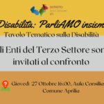 Tavolo tematico Disabilità, 27 ottobre 2022 in aula consiliare.