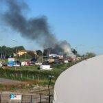 Aprilia, Pontina: stamattina una macchina in fiamme.