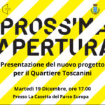 Presentazione del nuovo progetto per il Quartiere Toscanini.