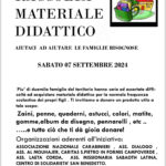 Aprilia, sabato ci sarà la VI edizione di raccolta materiale didattico