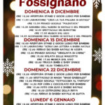 Natale a Fossignano, il programma per le feste